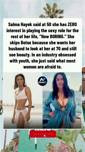 Salma Hayek Refused to Chase Youth ❤️ #SalmaHayek #fyp #viral