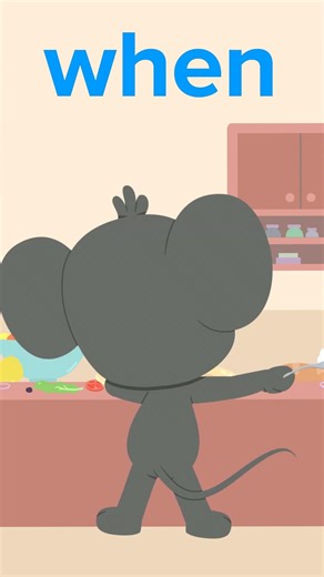 Kindergarten Sight Words: When | ABCmouse #learning #education #sightwordsforkids #kindergarten