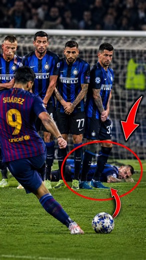 The Genius Free-Kick Trick Nobody Expected 🤯⚽ ##football #soccer #shorts #j