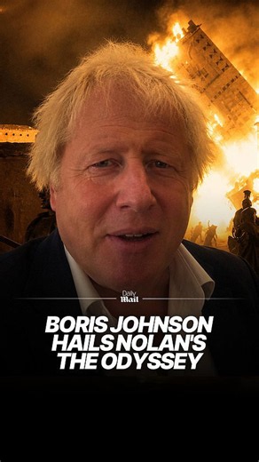 Boris Johnson praises Christopher Nolan's film, The Odyssey