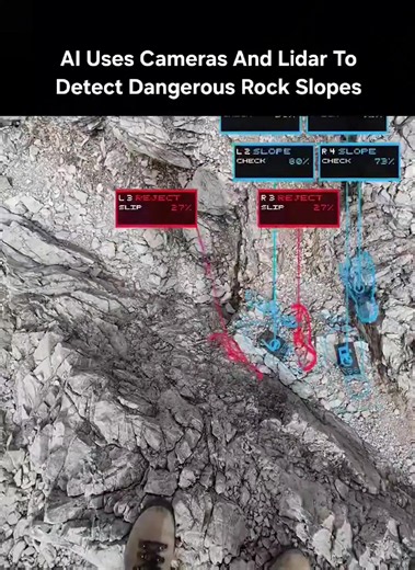 AI Rockfall Detection with LiDAR and Cameras