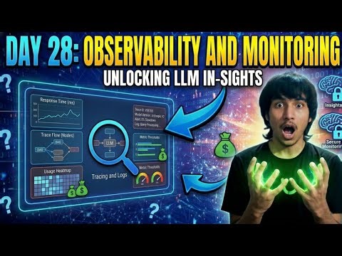 Observability and Monitoring for AI Explained Simply Day 28/30 | 59/365