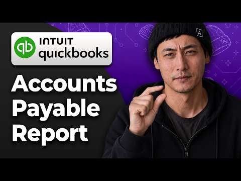 How to Run an Accounts Payable Report in QuickBooks Online [2026 Full Tutorial]