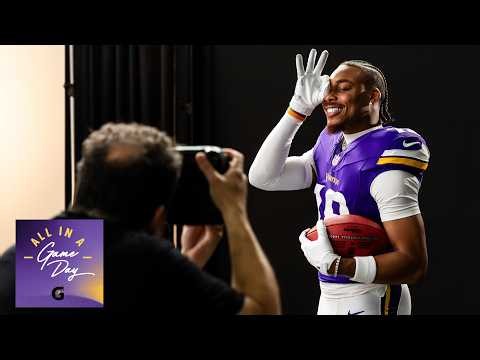 Behind-the-Scenes of NFL Media Day with Minnesota Vikings