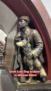 Good Luck Dog nose in Moscow Metro , Russia 🇷🇺