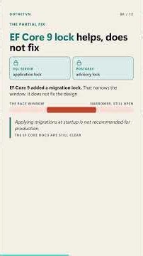 EF Core Migrate() at Startup Breaks the Second Pod [Fix]