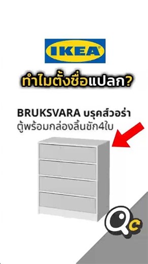 Why are the names of items in IKEA so strange?