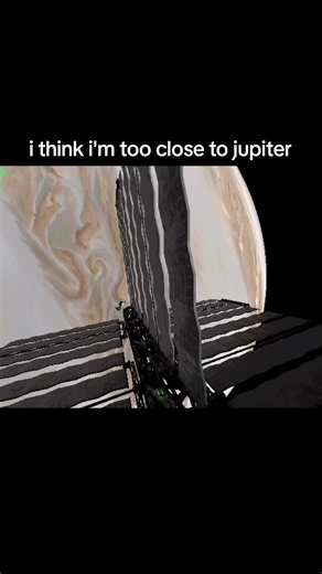 stepped outside to clean the solar panels. just routine maintenance. jupiter occupies half the sky. the station is slowly falling. if i don't do something, it'll drop right into the gas giant. game over. for now, i just wipe the panels and try not to stare too long. no electricity means no life support. so yeah, this matters. just another day in