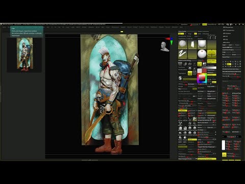 zbrush making process of dystopia character