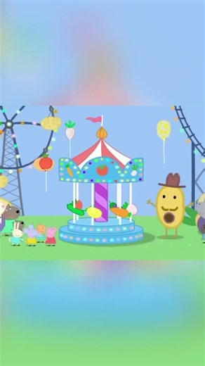 Peppa Pig y sus amigos en el parque de diversiones 🎡🎠🍿