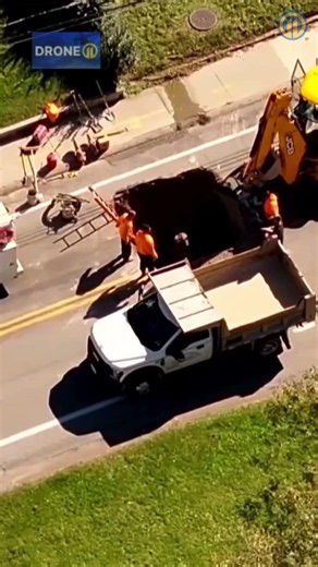 Water main break closes part of Penn Hills road #shorts