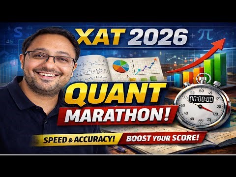 XAT 2026 QUANT (QADI) Marathon || XAT 2026 QADI Concept Revision & Practice