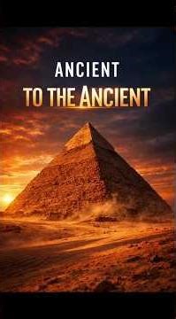 The Pyramids Were Already Ancient Back Then?