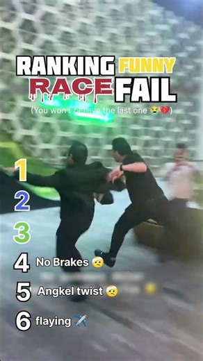 Ranking The Worst Race Fails (Hilarious) 🏃‍♂️ #ranking #funny
