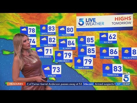 KTLA 5 News 10 p.m. Weather Forecast - Friday, April 17, 2026