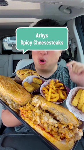 Trying Arby’s New Spicy Cheesesteaks for a Food Review! How does it taste? #arbys #fastfood #fastfoodreview #mukbang #foodreview