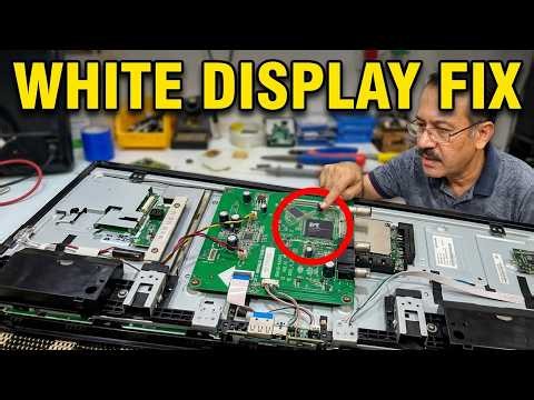 Don't Scrap It! Sony KDL-43W950D White Display Fix