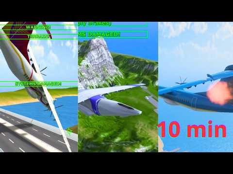 MEGA COMPILATION of ALL of my Turboprop FS crashes 😮😮😮😮😮