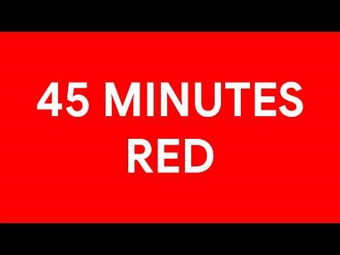 4K Red Screen Ambient | 45 Minute Background