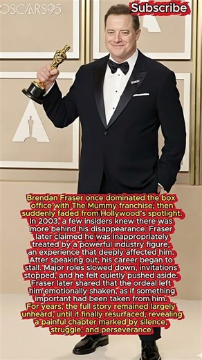 Branden Fraser From Blacklisted To Oscar Glory #celebnews #shorts