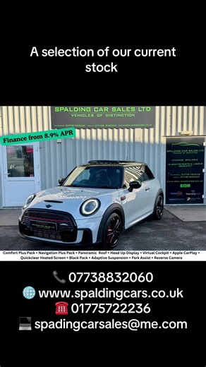 A selection of our current stock @SpaldingCarSales_Ltd #usedcars #forsale #usedcarsuk #spaldingcarsalesltd #bmw @rupesbigfootmy @bmw @WarrantyWise @Autoglym @RUPES @KochChemie @MINI @Volvo Cars