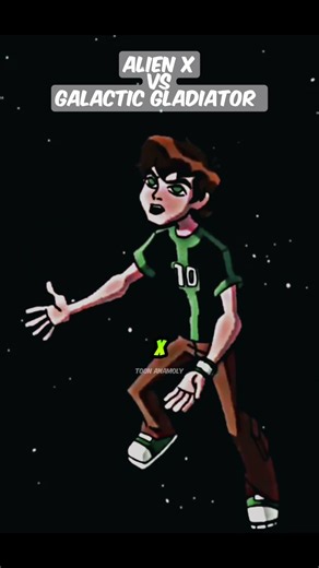 Alien X vs Gladiator Galactic #ben10 #ben10omniverse #ben10alienforce #ben10classic