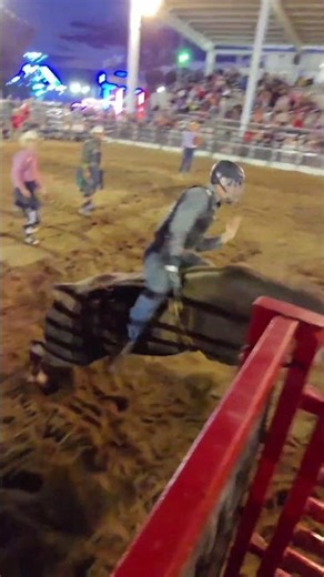 Cowboy Knocked Out After Violent Bull Ride Slam Into Arena Gate | Rodeo Full Impact Clip!