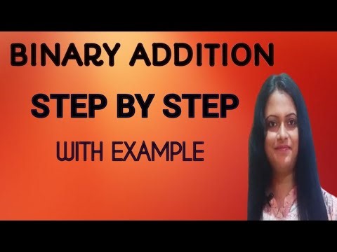 Binary number Addition step by step
