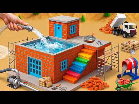 How to Build a Solid DIY Concrete Roof Project | Roof was Damaged by Earthquake