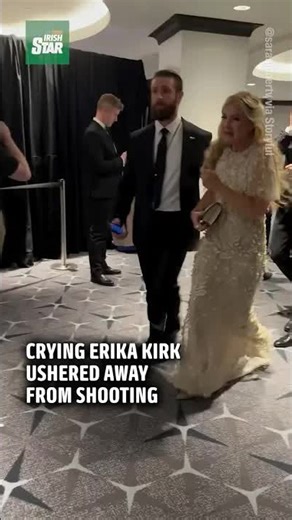 Erika Kirk seen crying exiting hotel after shooting