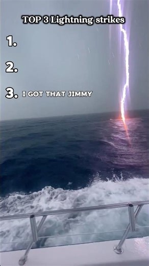 Top 3 Lightning Strikes Caught on Camera ⚡😳