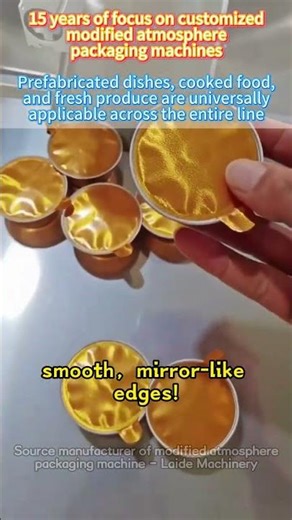 Vacuum MAP Packaging Machine for Ready Meals, Cooked & Fresh Food