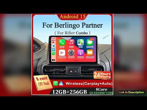 Android 15 For Citroen Berlingo 2019 Peugeot Partner For Peugeot Rifter For Opel Combo Car Radio Mu