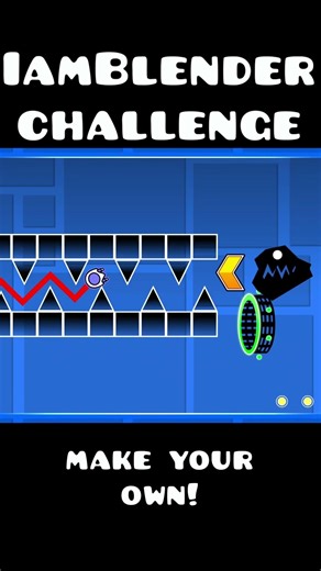 IamBlender Challenge 2 #geometrydash #gd