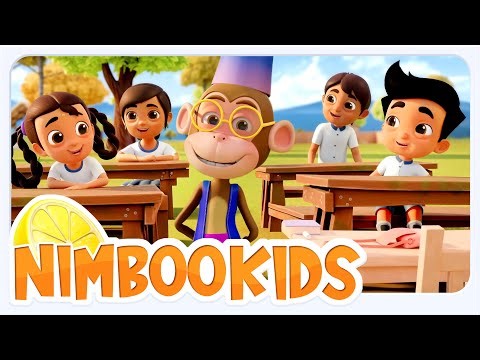 Bandar Mama Bane Ustad, बंदर मामा बने उस्ताद, Kukdoo Koo Song + Preschool Cartoon Hindi Rhymes