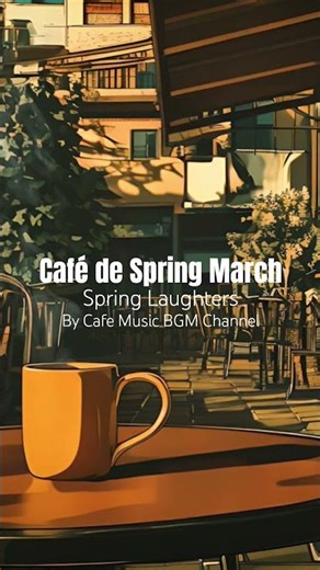 Savor the Calm of a #QuietSpring Café, with #SmoothJazz Playing & the Aroma of Freshly #BrewedCoffee