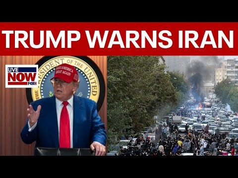 Trump warns Iran against shooting protesters