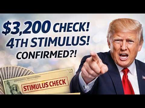 Breaking at 2AM: Trump Confirms $3,200 Dividend Fourth Stimulus Check