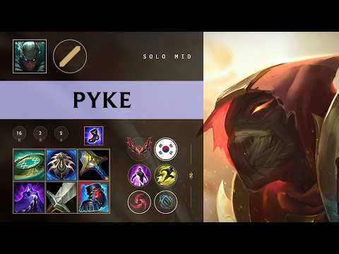 Pyke Mid vs Twisted Fate - KR Grandmaster Patch 26.08