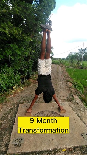 9 month handstand transformation [Motivation] #calisthenics #motivation #wiredhands #unitedstates