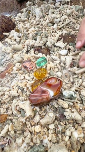 Sea Agate and Sea Crystal: Finding Hidden Treasures on the Shore and rare pearl