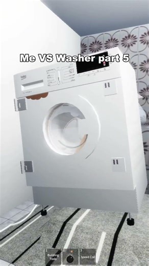 Beko Washer Going Crazy with Brick #shortsvideo #shorts #roblox #robloxedit #laundry #beko