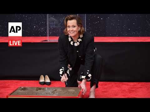 LIVE: Sigourney Weaver honored at Hollywood's TCL Chinese Theatre