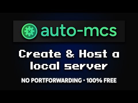 Create & Host a Local Minecraft Server In Minutes Using auto-mcs