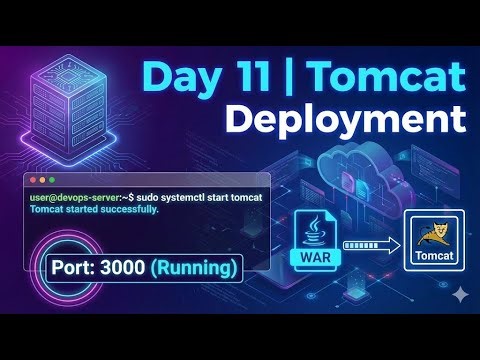Day 11 Install & Configure Apache Tomcat Server on Linux | KodeCloud 100 Days of DevOps