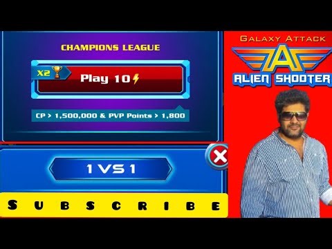 Pvp Champion League 1vs1 galaxy attack alien shooter ‪@kkkudia‬ #alienshooter #galaxyattack #games