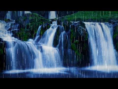 Rain Noise & Waterfalls | The BEST White Noise for Sleep!