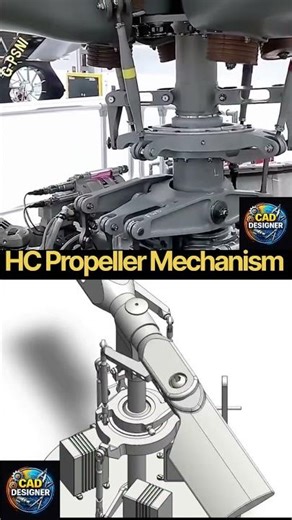 How a Helicopter Propeller Works ⚙️ | Smart HC Propeller Mechanism Explained #shortvideo