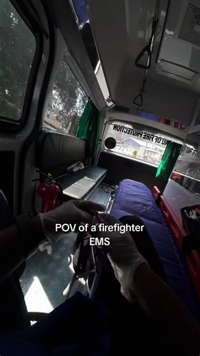 POV of a Firefighter EMS 🧑‍🚒🚑 #firefighter #EMS #BFP #Nurse #ambulanceservice