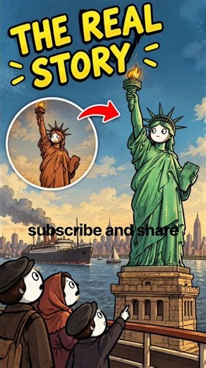 🗽 The Untold History of the Statue of Liberty USA 🇺🇸 | Why Was It Once Brown?